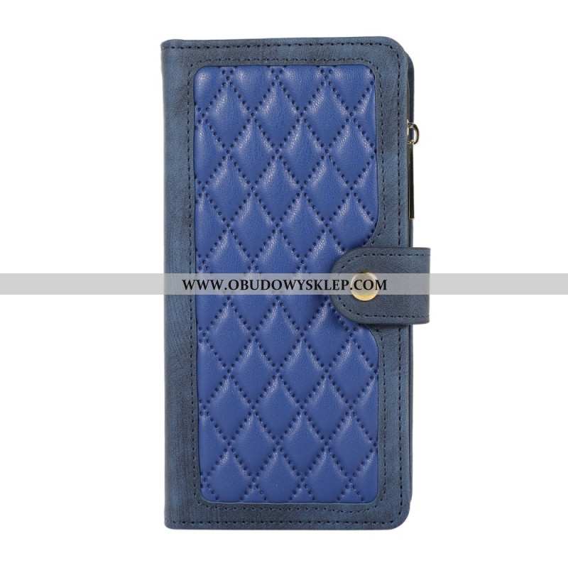 Etui Folio Do Samsung Galaxy S24 Plus 5g Pikowana Z Paskiem