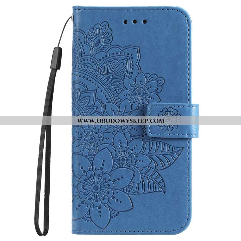 Etui Folio Do Xiaomi 14 Pro Kwiatowy Wzór Z Paskiem