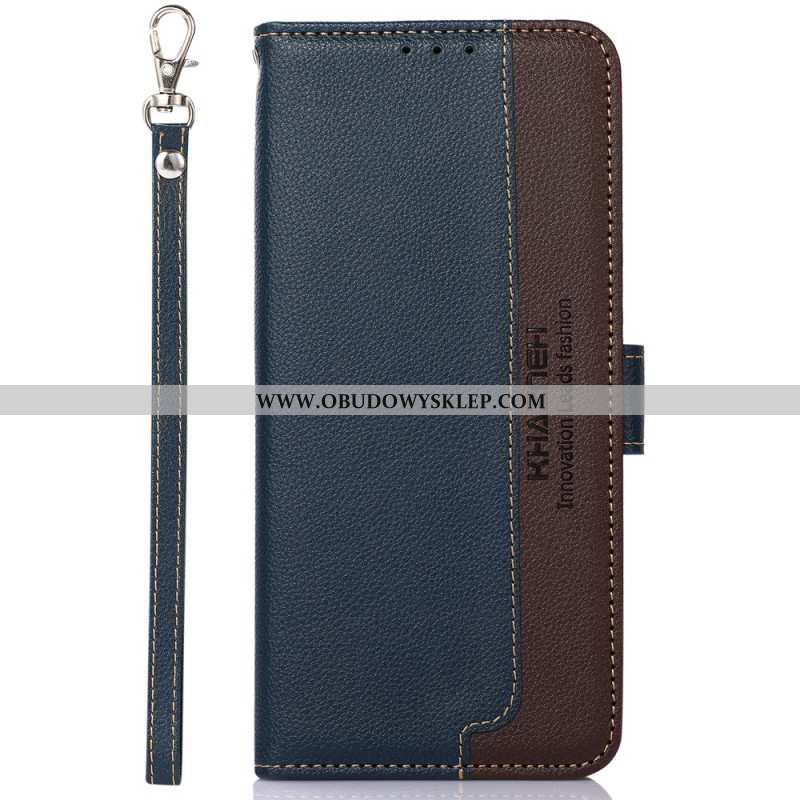 Etui Folio Do Xiaomi Redmi Note 13 Pro 4g Dwukolorowe Blokowanie Rfid