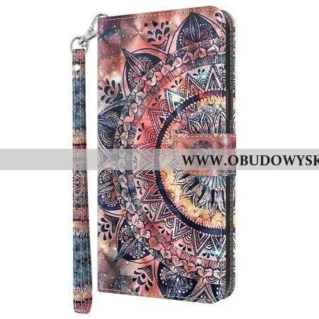 Etui Folio Do Xiaomi Redmi Note 13 Pro Plus 5g Kolorowa Mandala Z Paskiem