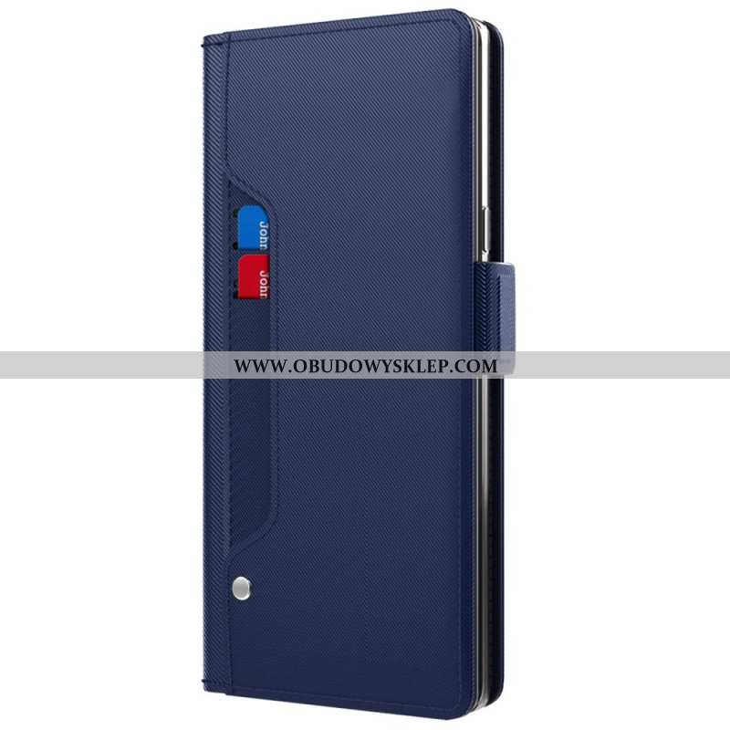 Etui Folio Do Xiaomi Redmi Note 13 Pro Plus 5g Lusterko I Przednie Etui Na Karty