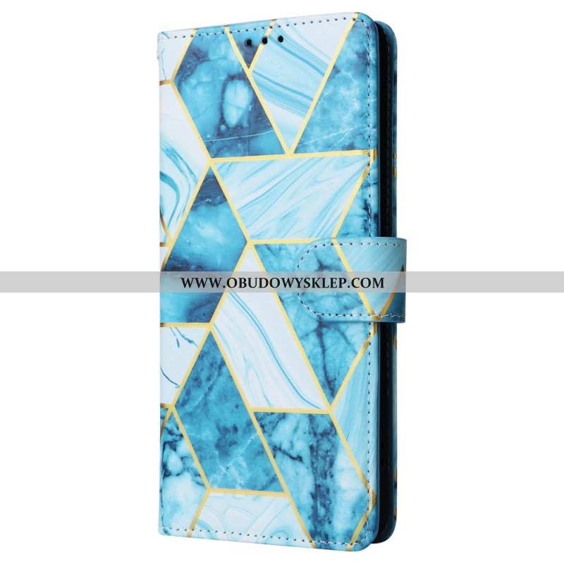 Etui Folio Do Xiaomi Redmi Note 13 Pro Plus 5g Styl Marmurkowy Z Paskiem