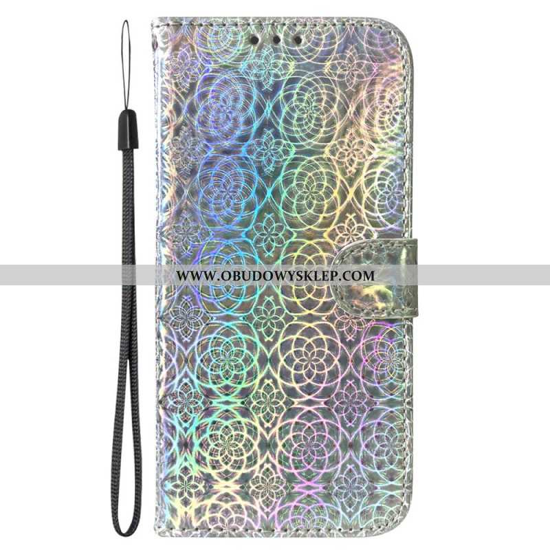 Etui Folio Do iPhone 16 Plus Styl Dyskotekowy