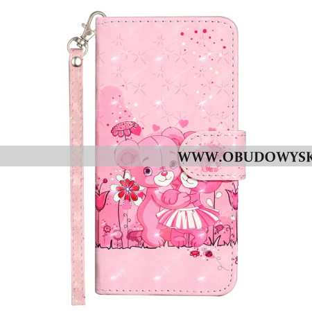 Etui Folio Do iPhone 16 Pro Max Misie Na Smyczy