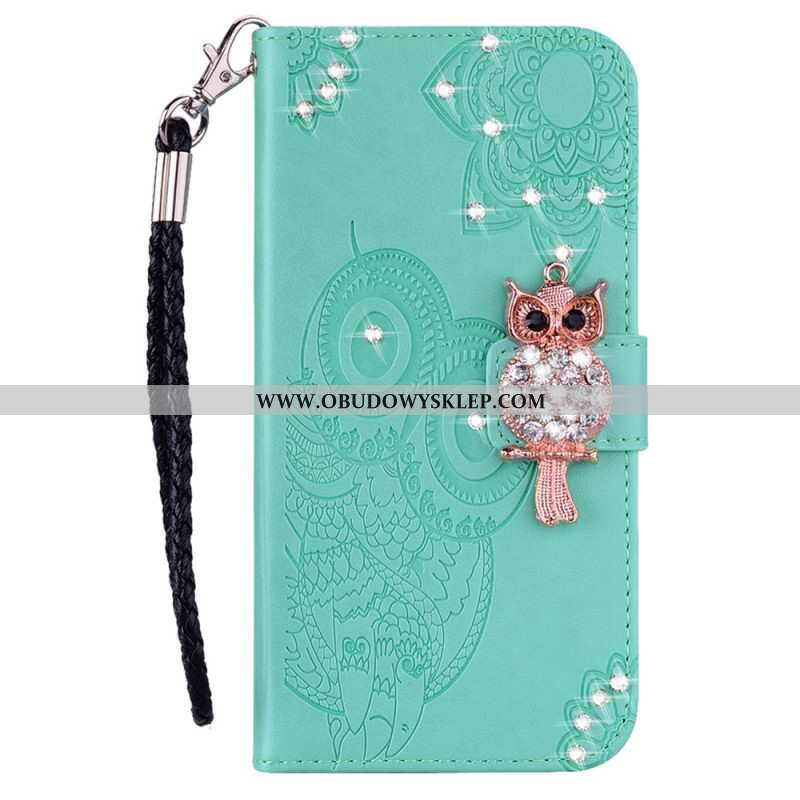 Etui Folio Google Pixel 8 Pro Mandala I Amulet Sowy Etui Ochronne