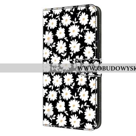 Etui Folio Oppo A98 5g Stokrotki Etui Ochronne