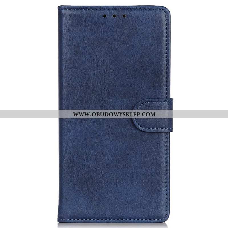 Etui Folio Oppo Reno 11 5g Matowa Sztuczna Skóra