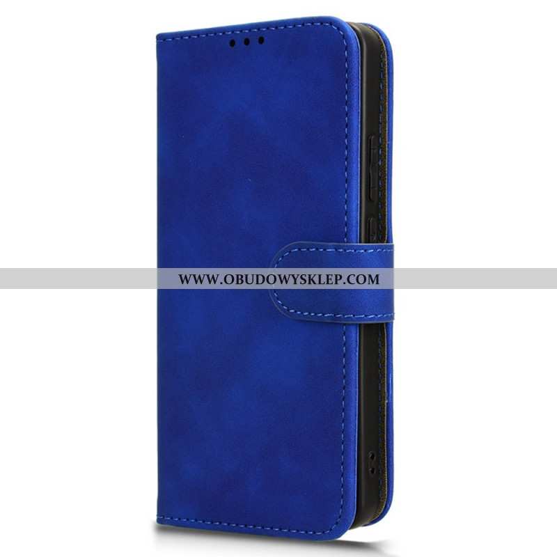 Etui Folio Oppo Reno 11f 5g Skóra Z Efektem Sztucznego Zamszu Etui Ochronne