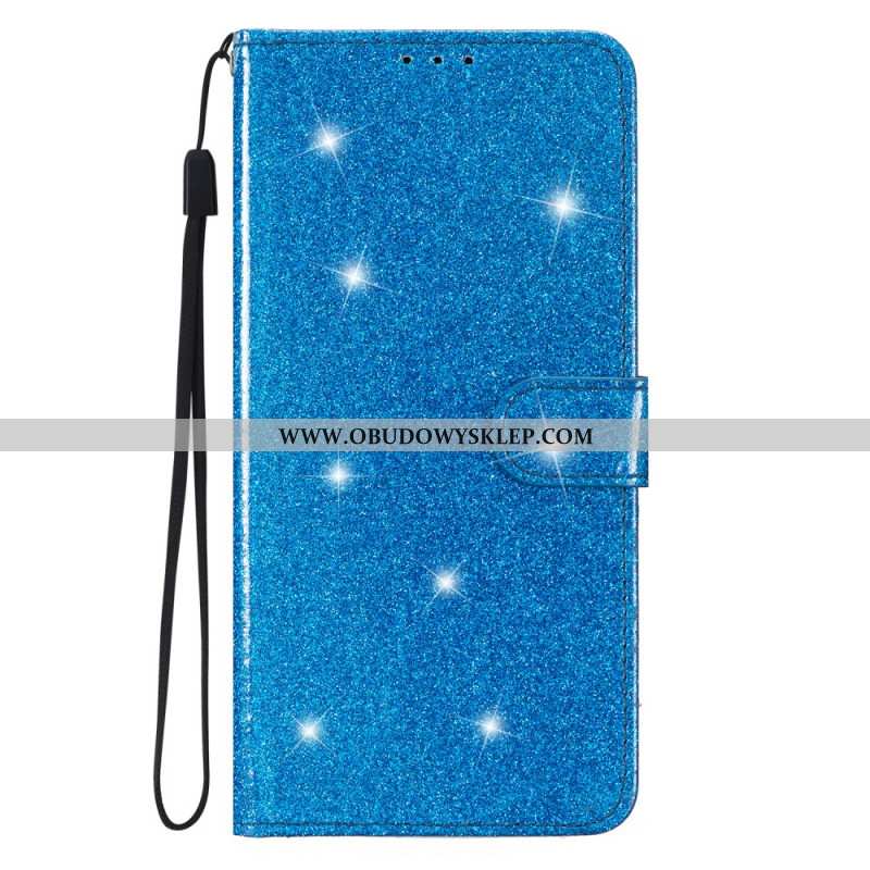 Etui Folio Samsung Galaxy A15 5g Cekiny Z Paskami Etui Ochronne