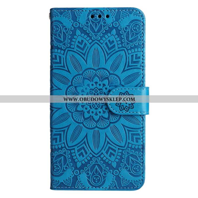 Etui Folio Samsung Galaxy A15 5g Nadruk Mandali Ze Smyczą Etui Ochronne