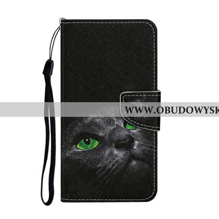 Etui Folio Samsung Galaxy A16 5g CZarny Kot Etui Ochronne