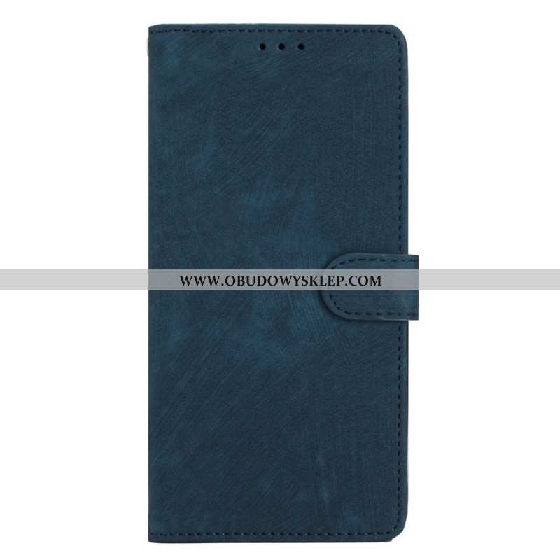 Etui Folio Samsung Galaxy A16 5g Efekt Zamszu Z Paskiem Etui Ochronne