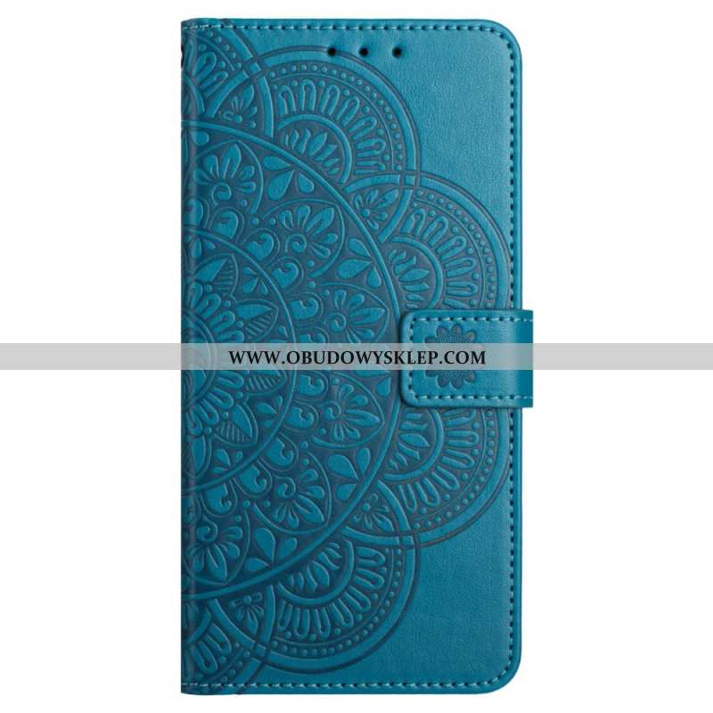 Etui Folio Samsung Galaxy A16 5g Wzór Mandali Ze Smyczą Etui Ochronne