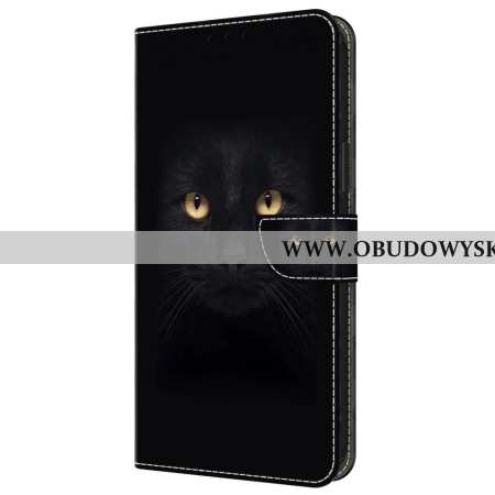 Etui Folio Samsung Galaxy A55 5g CZarny Kot Etui Ochronne