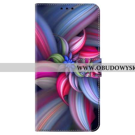 Etui Folio Samsung Galaxy A55 5g Kwiat W Kolorze Etui Ochronne