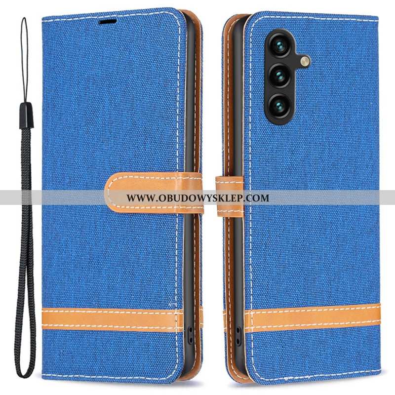 Etui Folio Samsung Galaxy A55 5g Tkanina Etui Ochronne