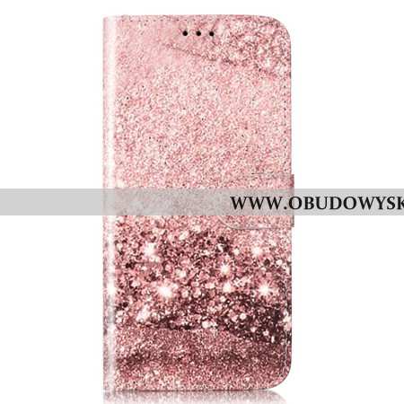 Etui Folio Samsung Galaxy S24 5g Marmur W Kolorze Złoto-różowym Etui Ochronne