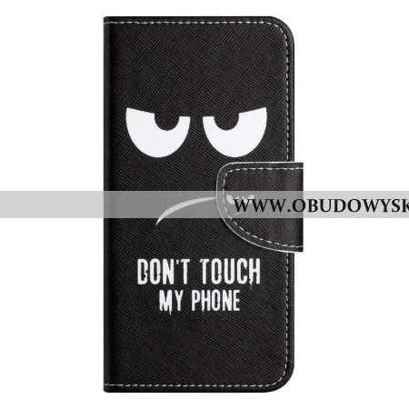 Etui Folio Samsung Galaxy S24 5g Nie Dotykaj Smyczy Mojego Telefonu Etui Ochronne