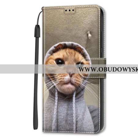 Etui Folio Samsung Galaxy S24 5g Yo Cat Ze Smyczą