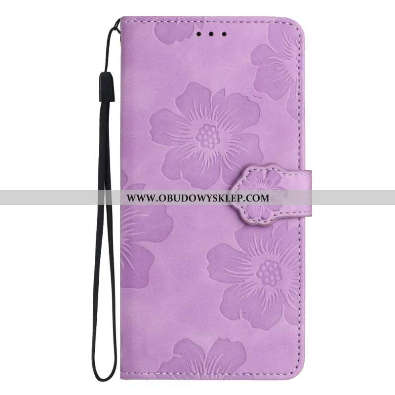 Etui Folio Samsung Galaxy S24 Fe Wzór Kwiatowy