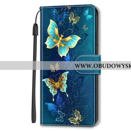 Etui Folio Samsung Galaxy S24 Ultra 5g Dwa Motyle Z Paskiem