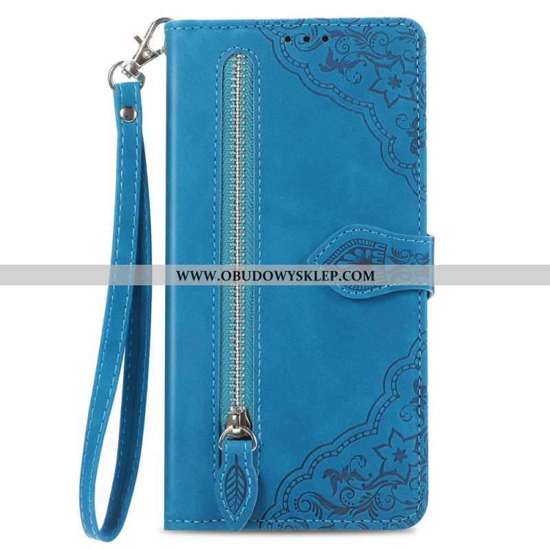 Etui Folio Samsung Galaxy S24 Ultra 5g Dyskretny Koronkowy Pasek Etui Ochronne