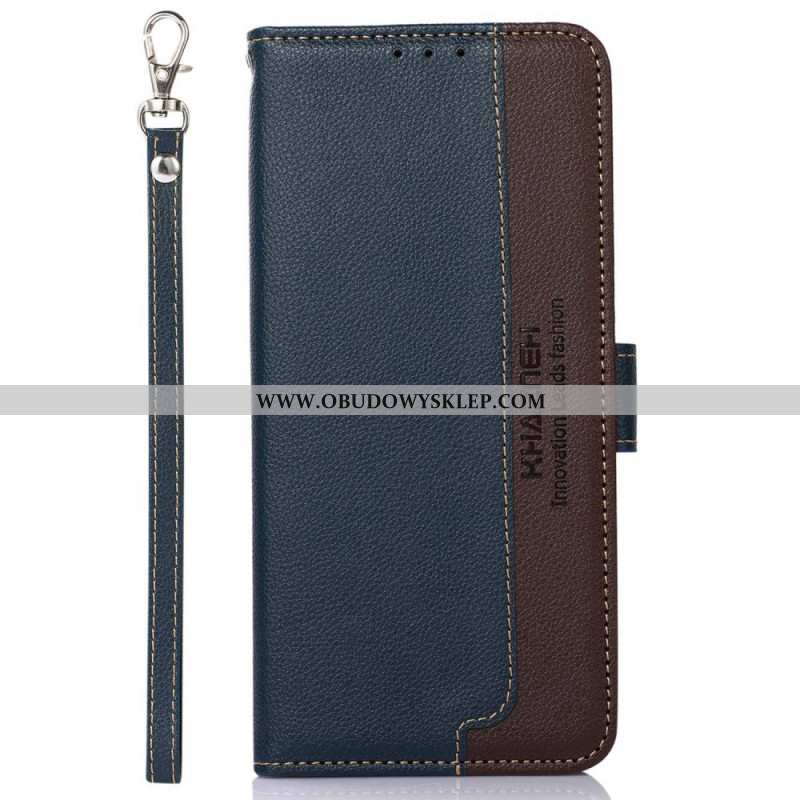 Etui Folio Samsung Galaxy S24 Ultra 5g Z Blokadą Rfid Khazneh Etui Ochronne