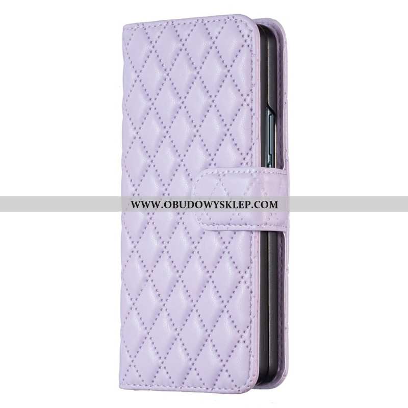 Etui Folio Samsung Galaxy Z Fold 6 Pikowane Etui Ochronne