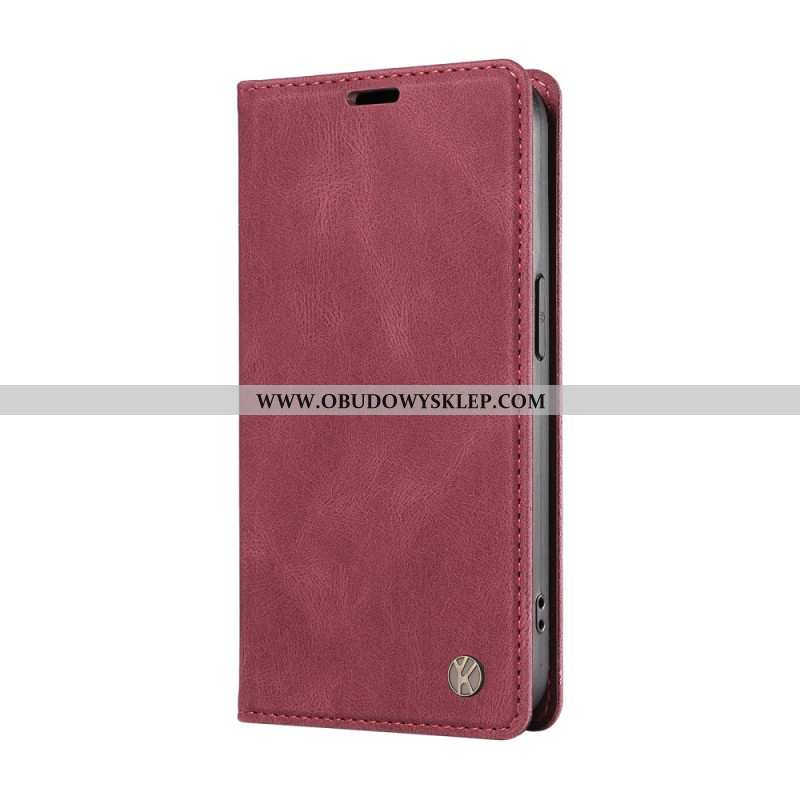 Etui Folio Xiaomi Redmi Note 13 4g Efekt Zamszu Yikatu