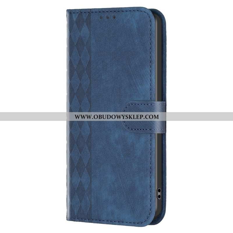 Etui Folio Xiaomi Redmi Note 13 4g Fryz Diamentowy Etui Ochronne