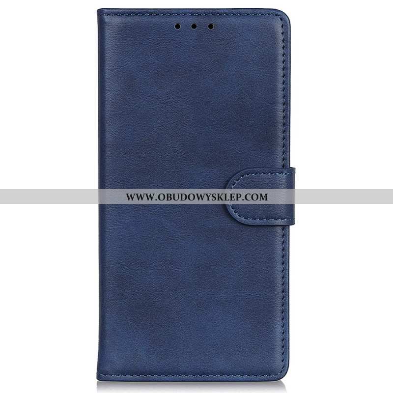 Etui Folio Xiaomi Redmi Note 13 4g Matowa Sztuczna Skóra