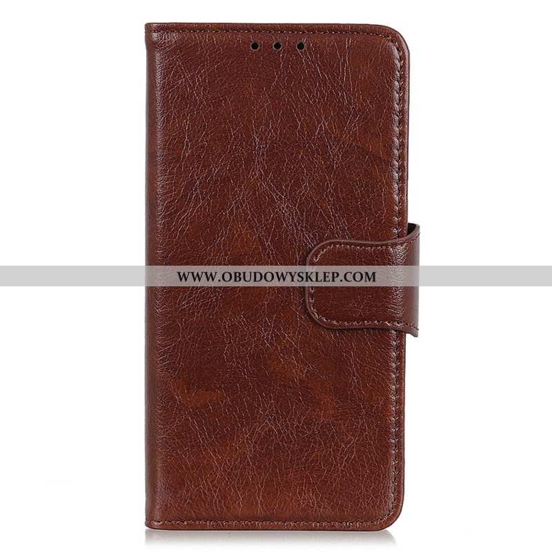 Etui Folio Xiaomi Redmi Note 13 5g Dwoina O Teksturze Nappa Etui Ochronne