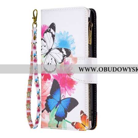 Etui Folio Xiaomi Redmi Note 13 5g Portfel Z Dwoma Motylkami