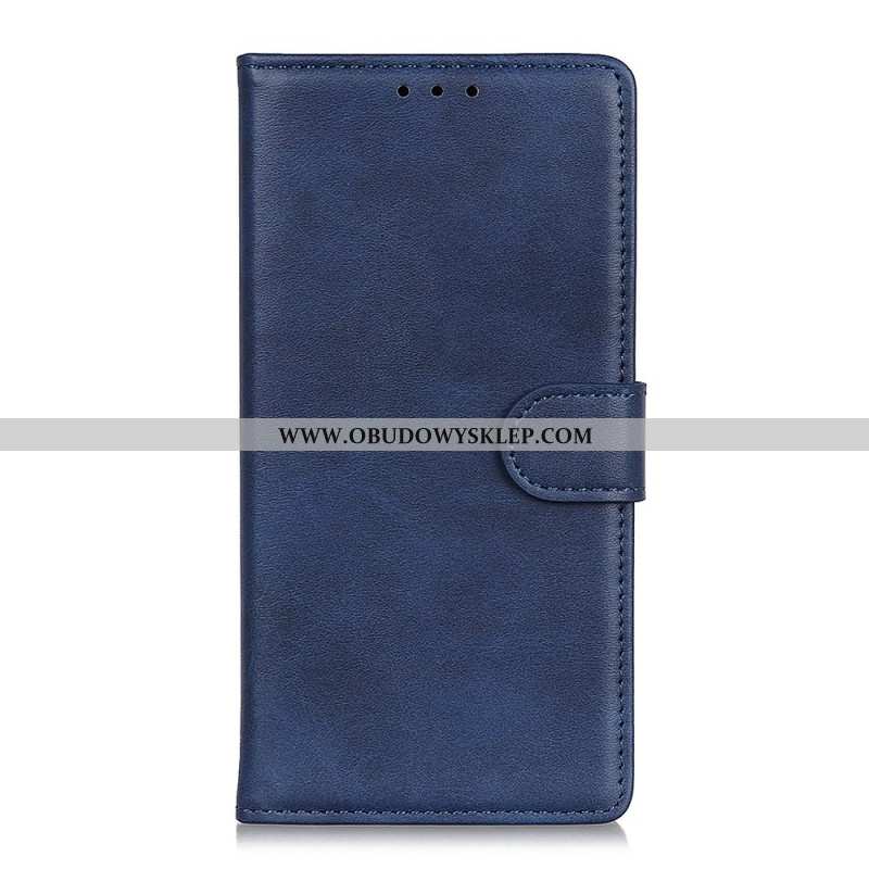 Etui Folio Xiaomi Redmi Note 13 Pro 5g Matowa Sztuczna Skóra Etui Ochronne