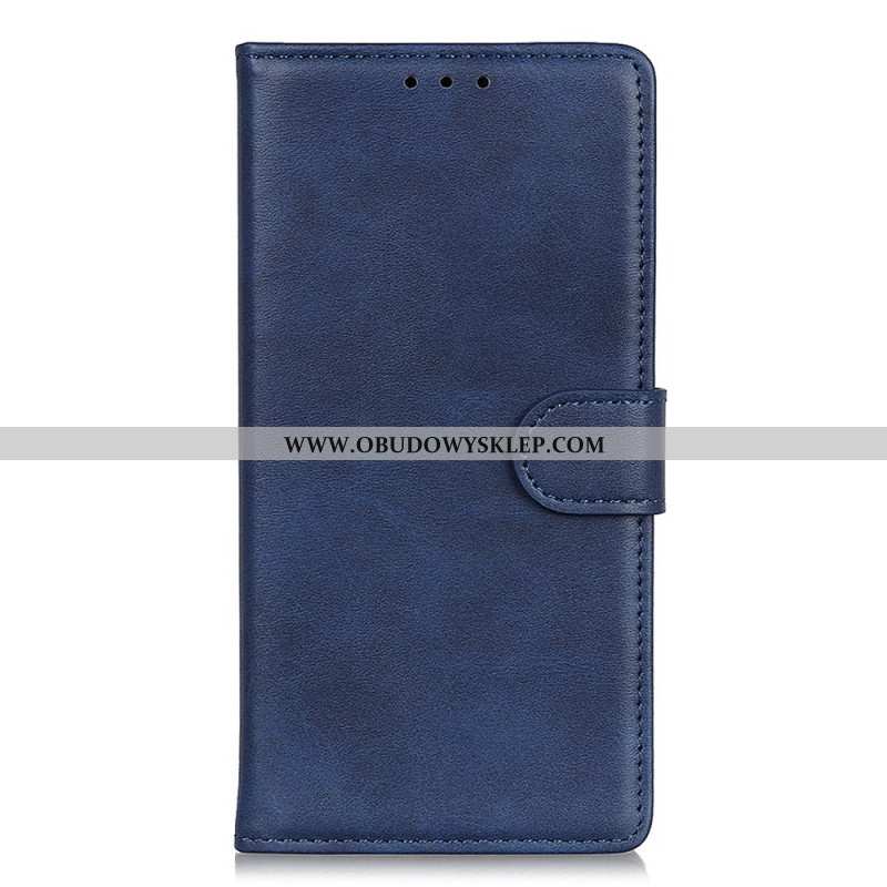 Etui Folio Xiaomi Redmi Note 13 Pro Plus 5g Matowa Sztuczna Skóra Etui Ochronne