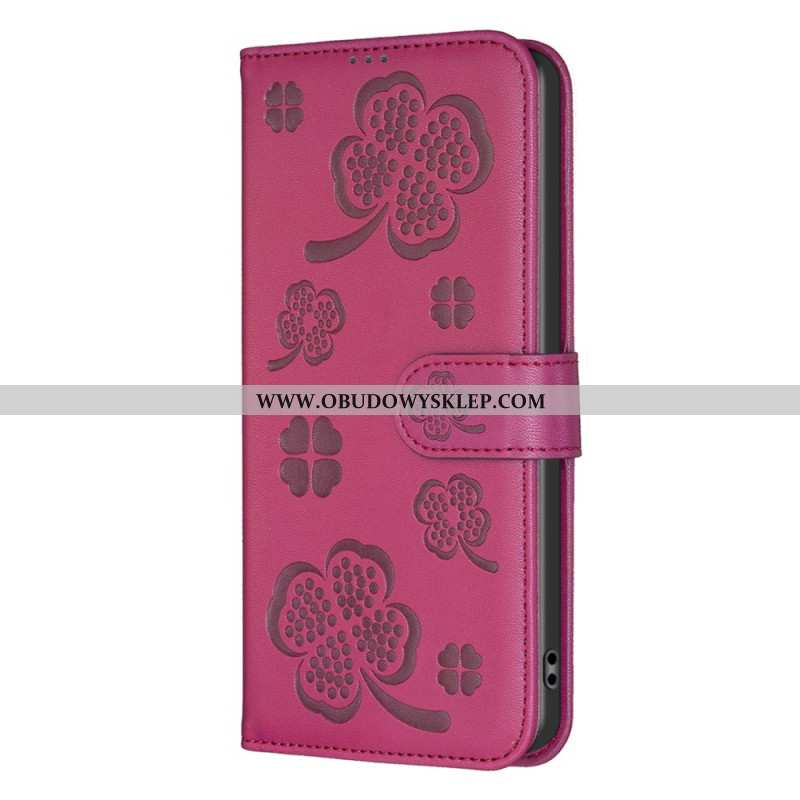 Etui Folio iPhone 16 Koniczyny Etui Ochronne