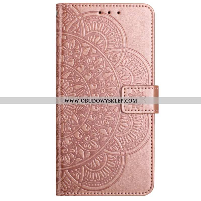 Etui Folio iPhone 16 Plus Wzór Paska Mandali