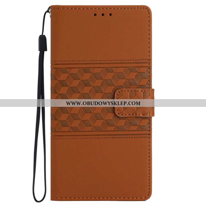 Etui Folio iPhone 16 Pro Fryz Z Paskiem