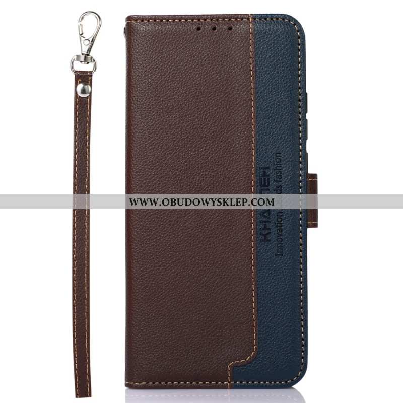 Etui Folio iPhone 16 Pro Max Dwukolorowy Khazneh