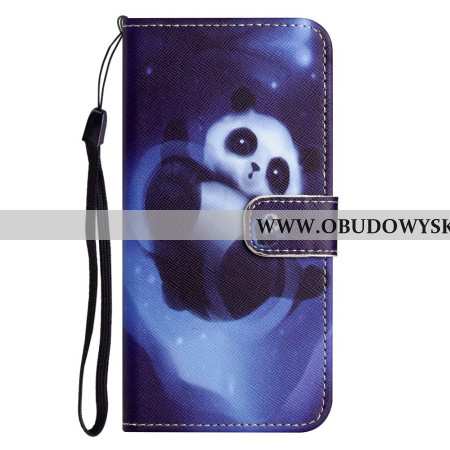 Etui Folio iPhone 16 Pro Max Pasek Kosmicznej Pandy