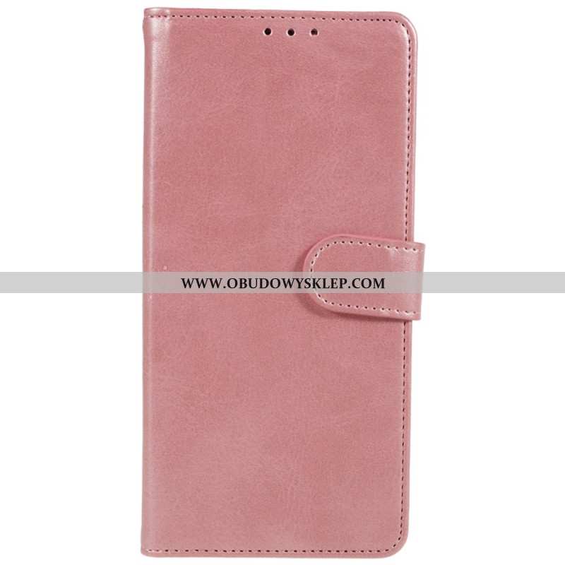 Etui Folio iPhone 16 Pro Max Wzór Ze Sztucznej Skóry