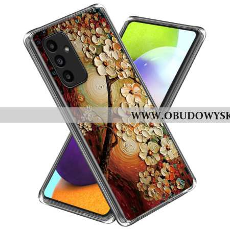 Etui Samsung Galaxy A15 5g Malowane Kwiaty