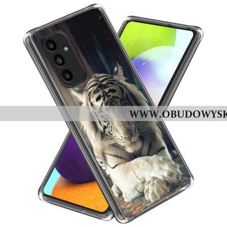 Etui Samsung Galaxy A15 Biały Tygrys