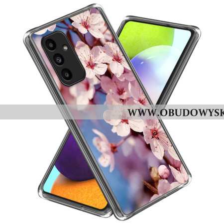 Etui Samsung Galaxy A15 Kwiaty Brzoskwini Etui Ochronne