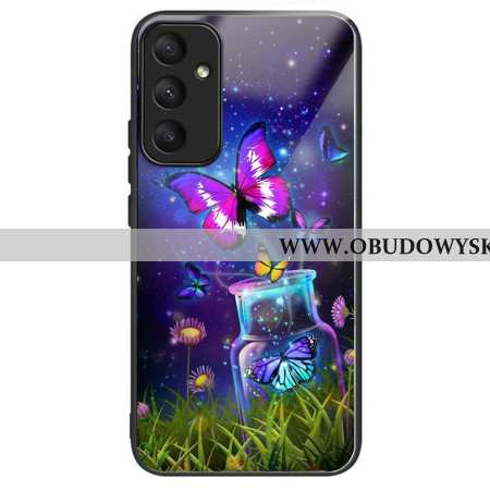 Etui Samsung Galaxy A55 5g Butelka Ze Szkła Hartowanego I Motyl Etui Ochronne