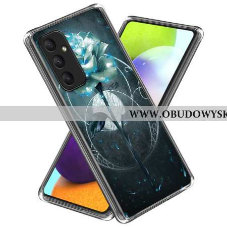 Etui Samsung Galaxy A55 5g Zielona Róża Etui Ochronne