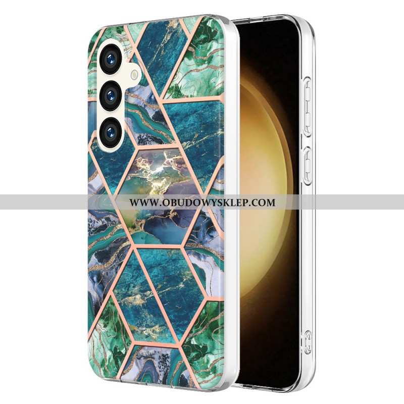 Etui Samsung Galaxy S24 5g Marmur Geometryczny