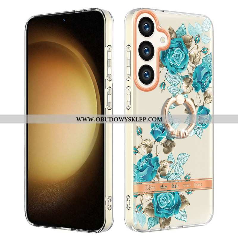 Etui Samsung Galaxy S24 Plus 5g Kwiatowy Uchwyt Na Pierścionek