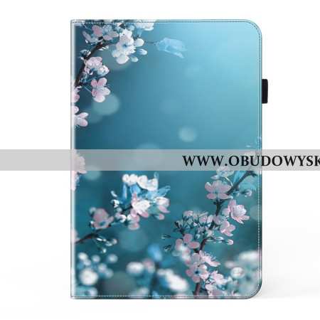 Etui Samsung Galaxy Tab S9 Kwiaty Śliwy