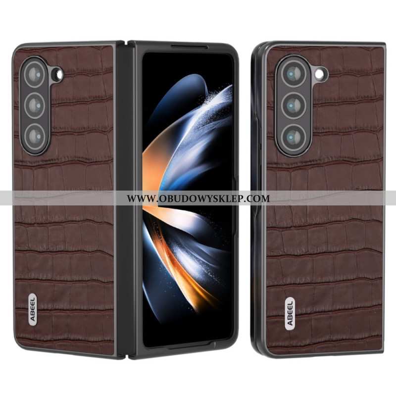 Etui Samsung Galaxy Z Fold 6 Tekstura Krokodyla Abeel